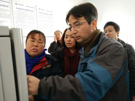 渭南市创建环保模范城市检查组到新京澳门葡萄城
公司大荔县城区污水处理厂检查创模工作