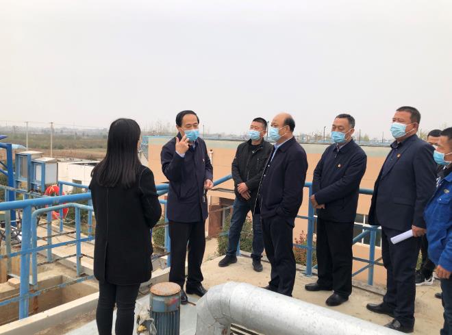 聚焦｜大荔县委书记由建新到新京澳门葡萄城
公司大荔县经开区污水处理厂调研