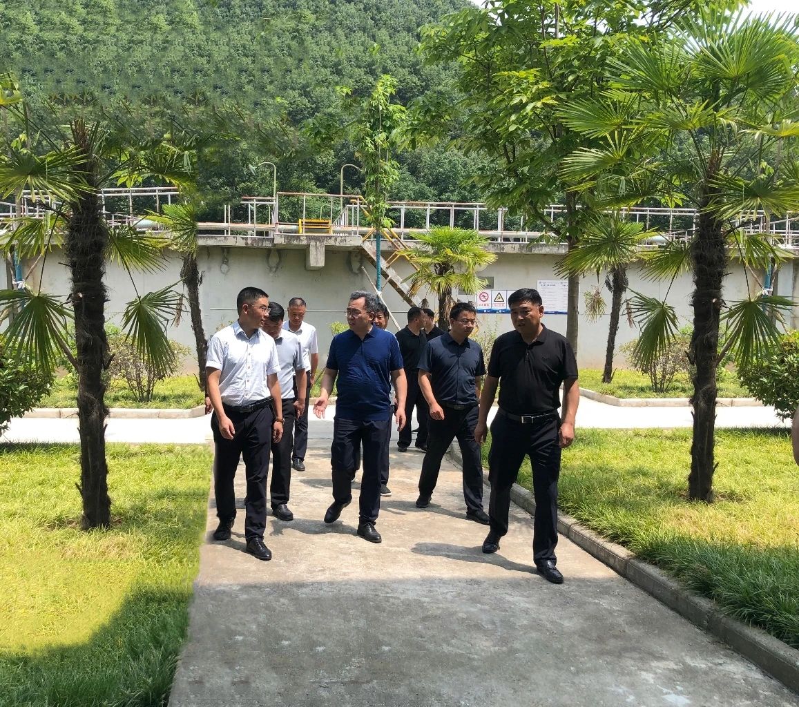 山阳县委副书记、县长李凌云到新京澳门葡萄城
山阳公司县城污水处理厂调研