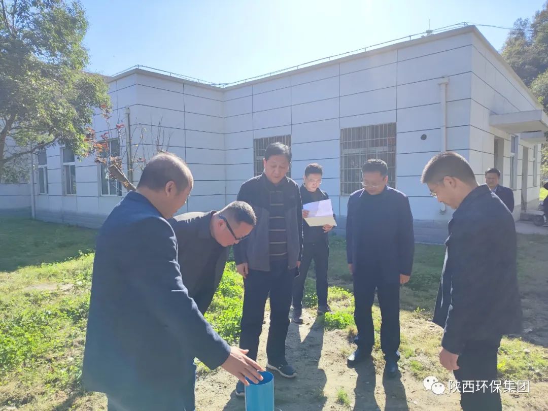 省生态环境厅商洛督察局局长张建国到新京澳门葡萄城
公司商南县污水处理厂调研