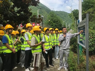 社会责任｜商洛学院师生走进新京澳门葡萄城
公司镇安污水处理厂